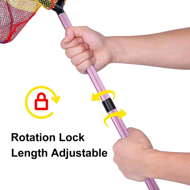 ODDSPRO Kids Fishing Net, Telescoping Bait Net, Minnow Net, Butterfly Net - 11.4" Net Depth, Handle Extends to 30" for Easy Catch and Release - Image 5